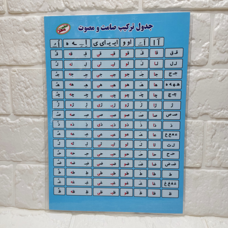لوح آموزشی پایه اول تا سوم ابتدایی