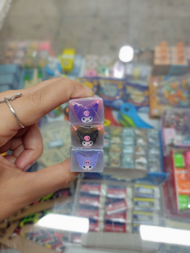 پاک کن ژله ای مغزدار کرومی
